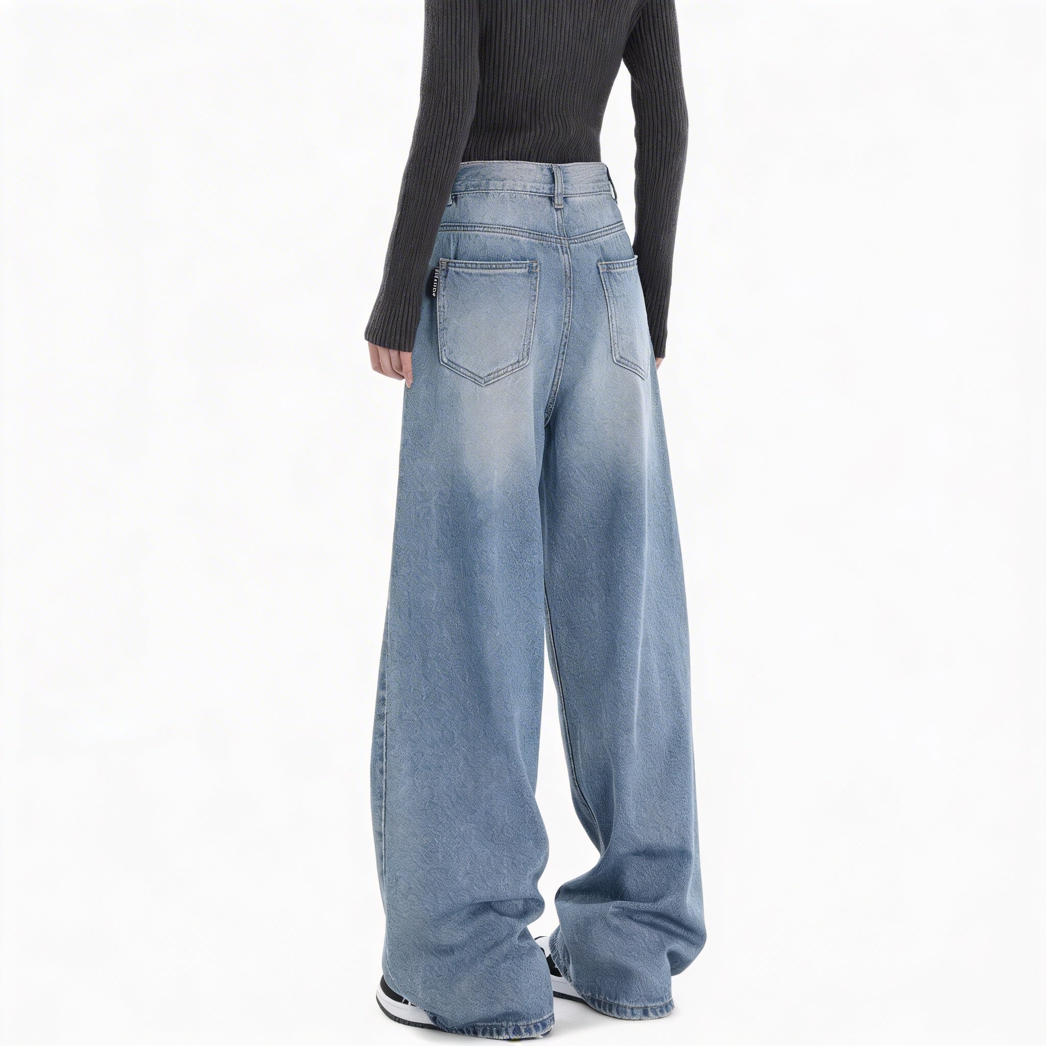 Women’s Y2K Street Style Wide Leg Jeans