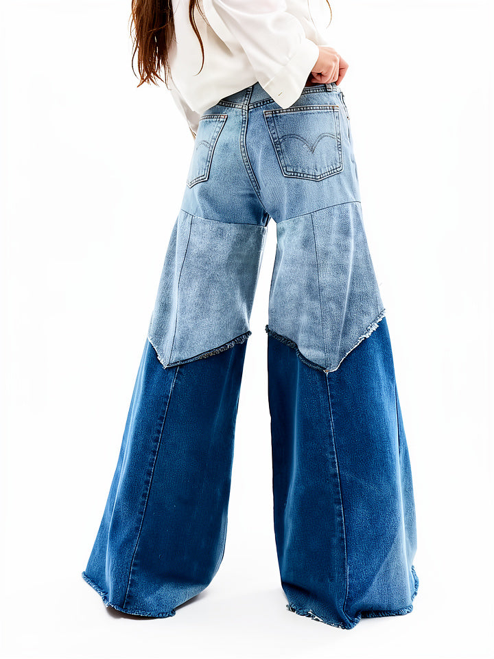 Women’s Plus Size Vintage Wide Leg Jeans