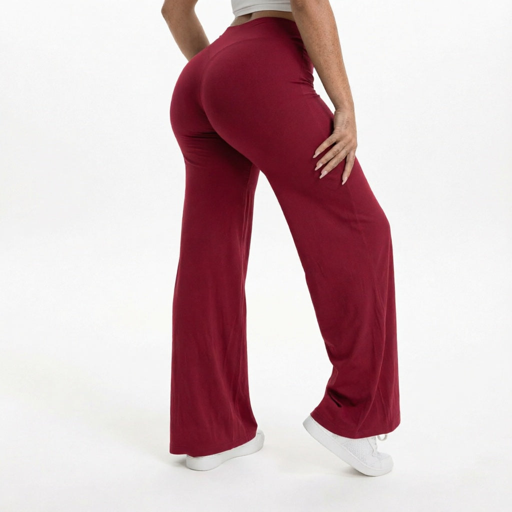 Women’s Flare Leg Yoga Pants High Waisted Wide Leg Stretch Lounge Workout