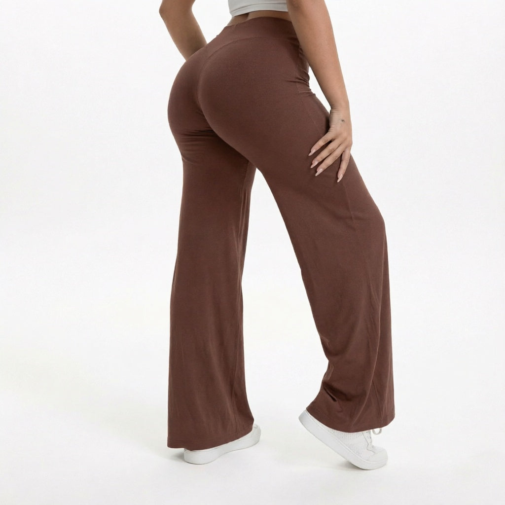 Women’s Flare Leg Yoga Pants High Waisted Wide Leg Stretch Lounge Workout