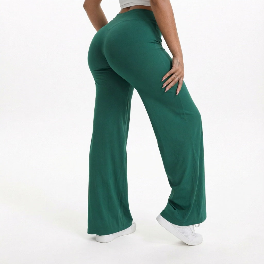 Women’s Flare Leg Yoga Pants High Waisted Wide Leg Stretch Lounge Workout
