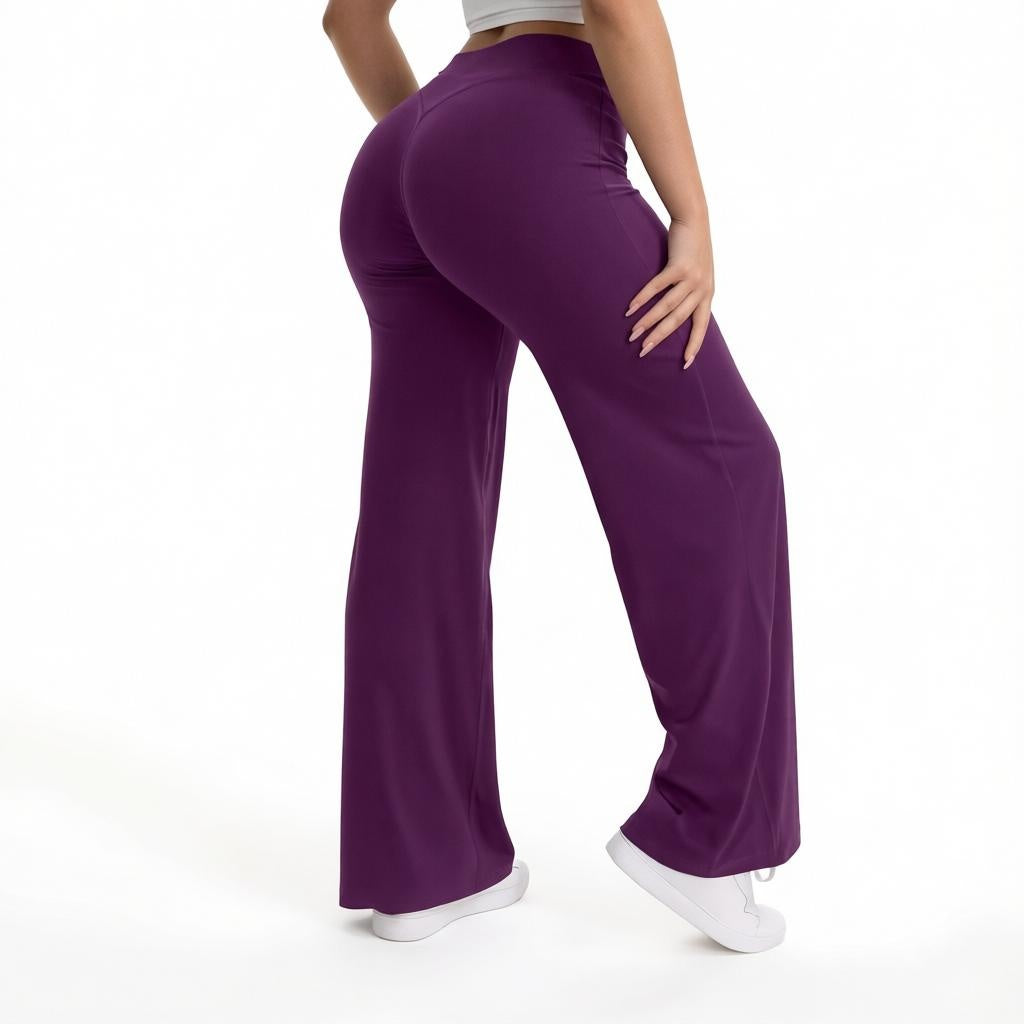 Women’s Flare Leg Yoga Pants High Waisted Wide Leg Stretch Lounge Workout