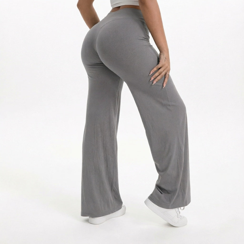 Women’s Flare Leg Yoga Pants High Waisted Wide Leg Stretch Lounge Workout