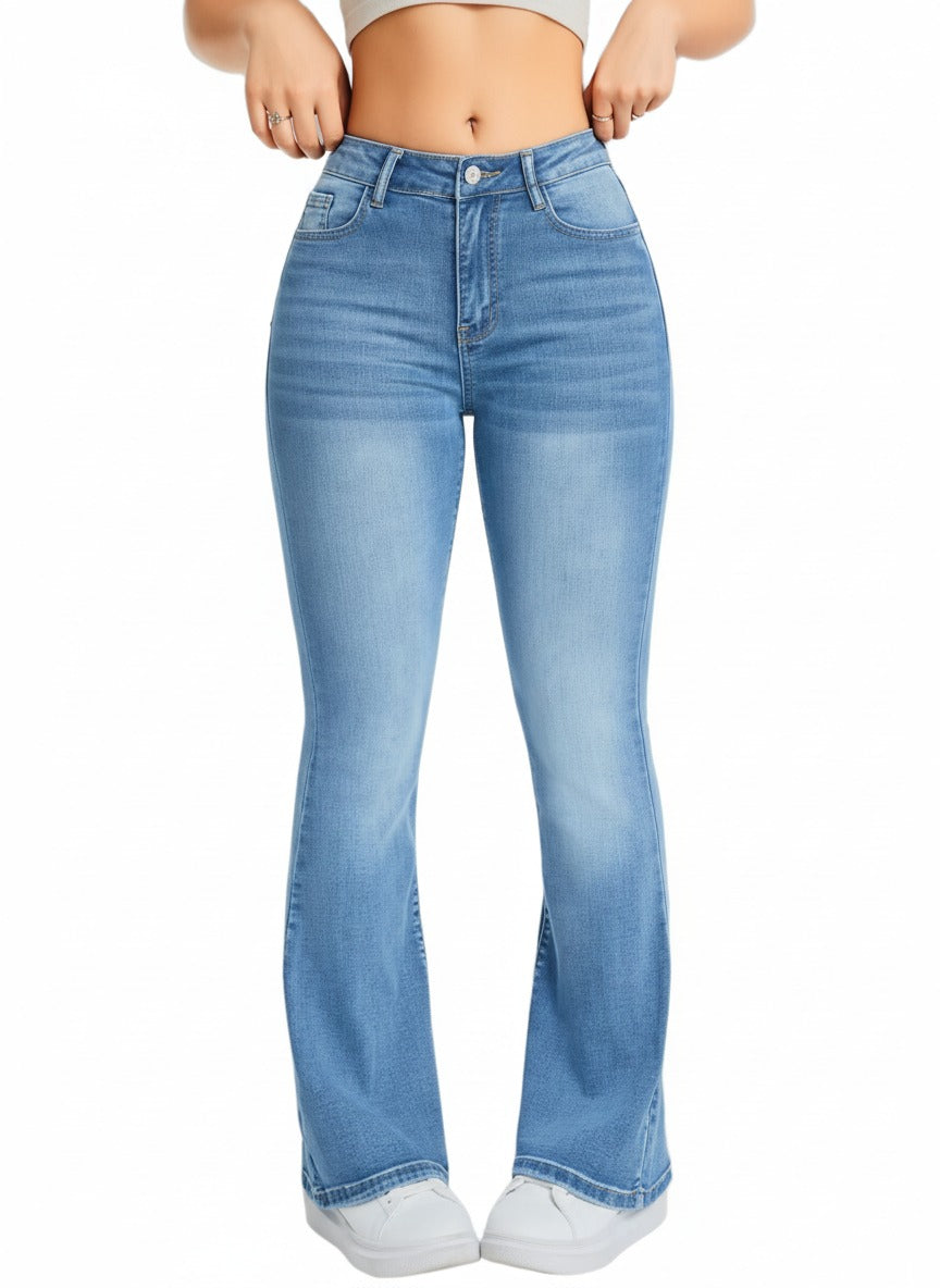 Women’s Casual High Waist Wide Leg Denim