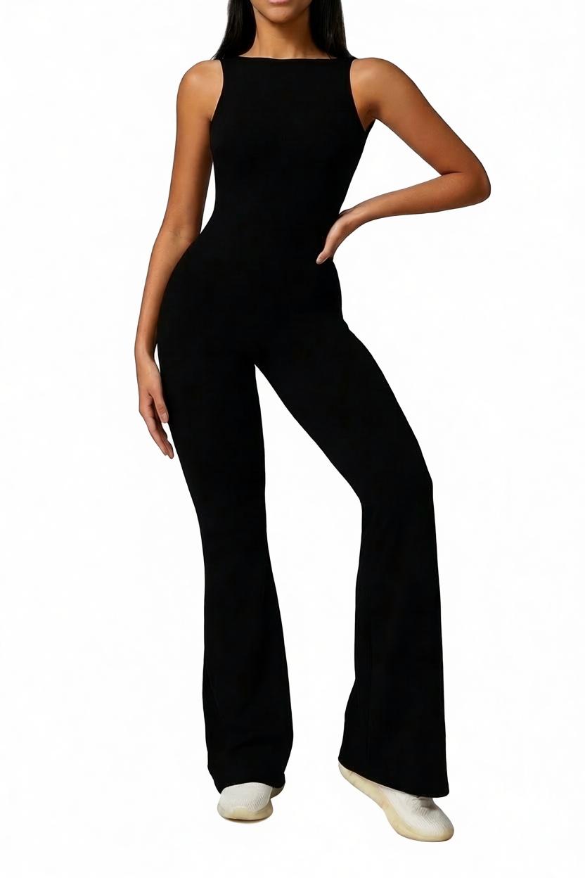 Women’s Push Up Fitness Jumpsuit Stretch Yoga Gym Romper Activewear