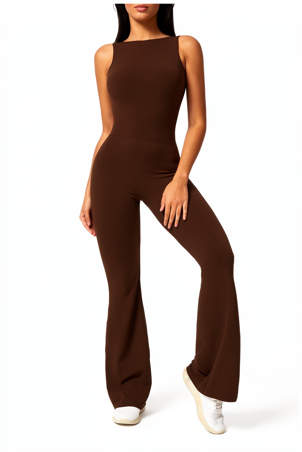 Women’s Push Up Fitness Jumpsuit Stretch Yoga Gym Romper Activewear