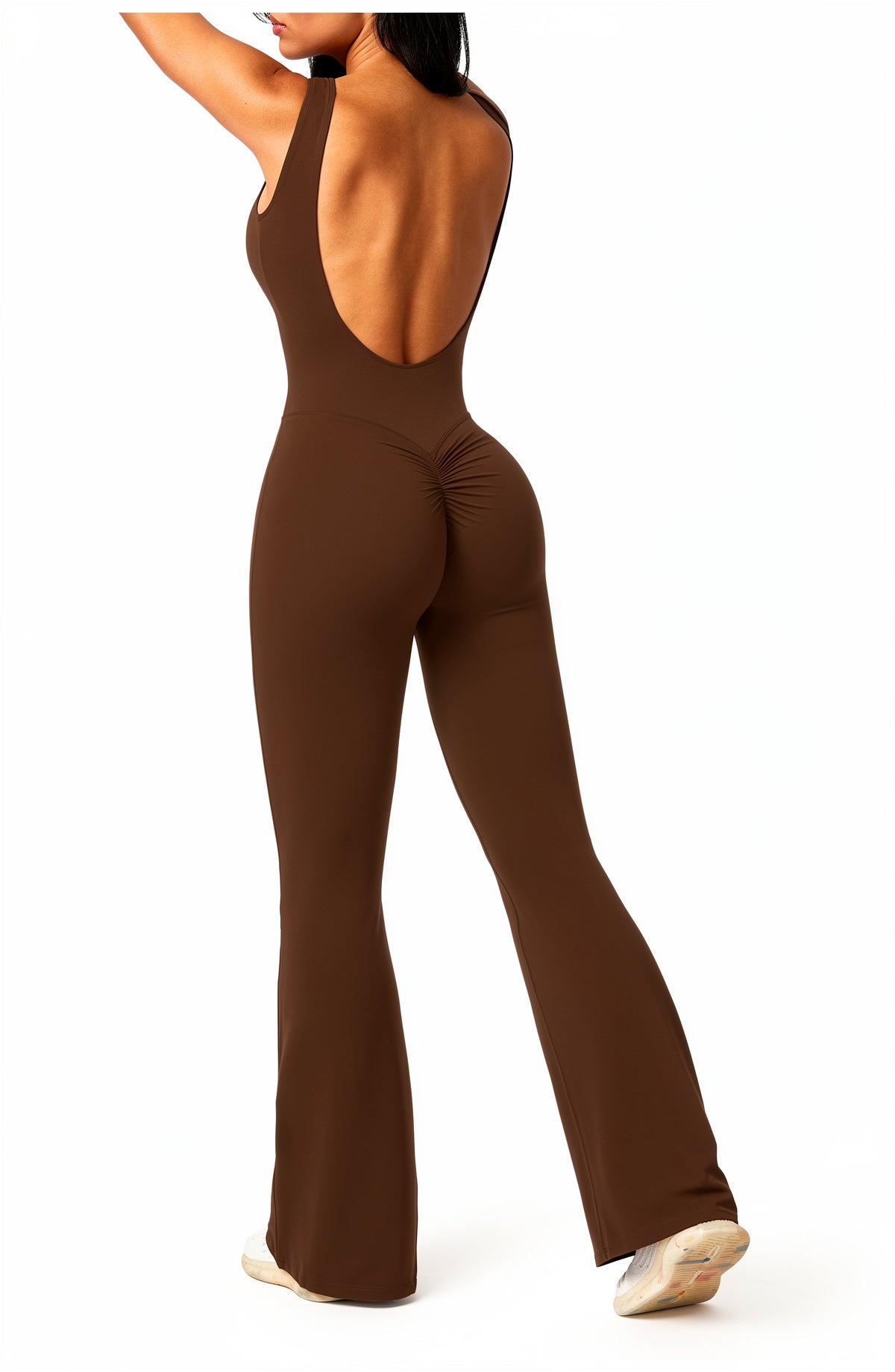 Women’s Push Up Fitness Jumpsuit Stretch Yoga Gym Romper Activewear