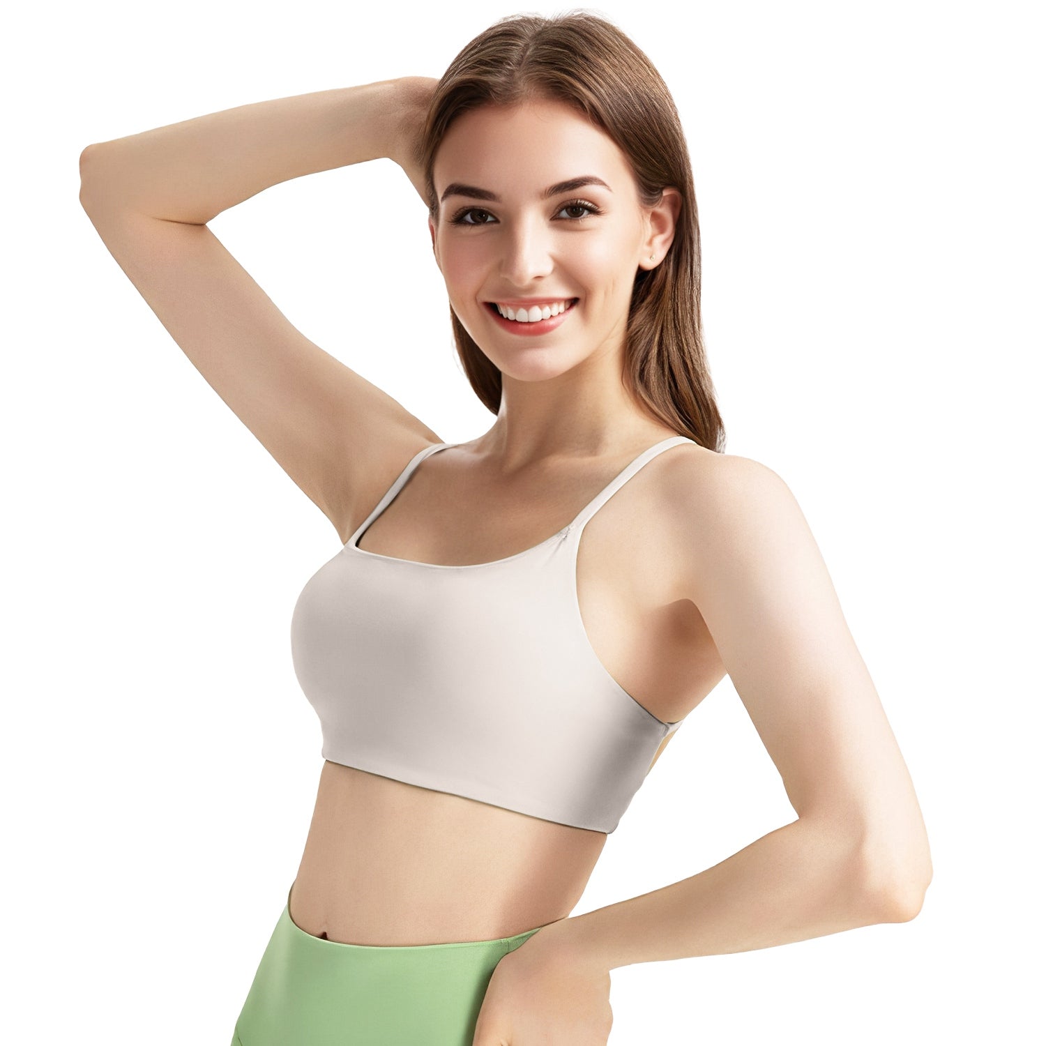 1Pc Women Cross Back Sport Bras Padded Strappy Crop Open Back Low Impact Bras Sexy Fitness Tank Tops With Removable Pads Thin Straps For Gym Yoga Workout Running